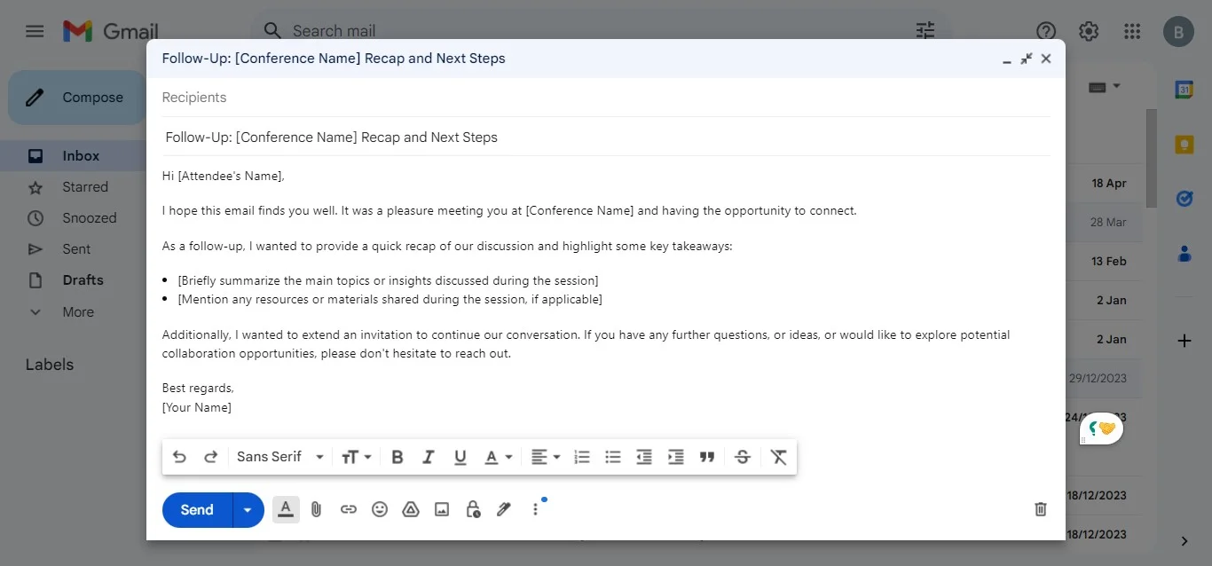 How To Write A FollowUp Email Template StepByStep Guide